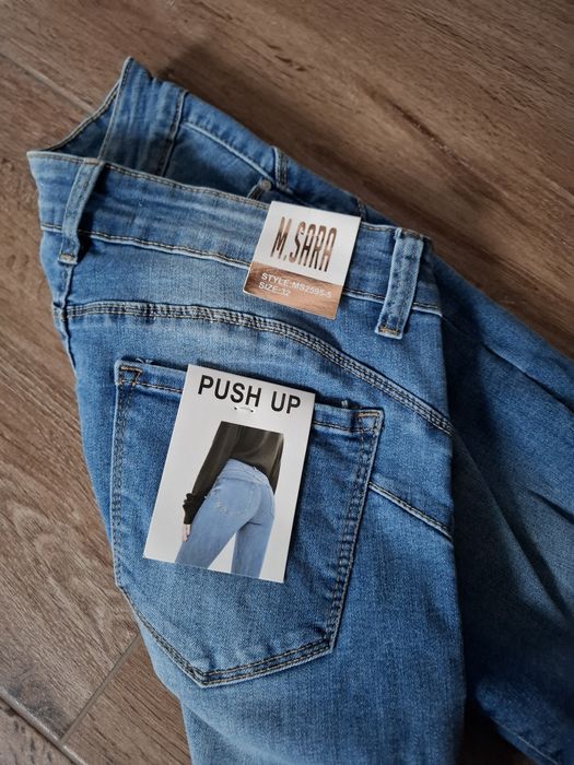 Spodnie jeansy damskie M.Sara 32