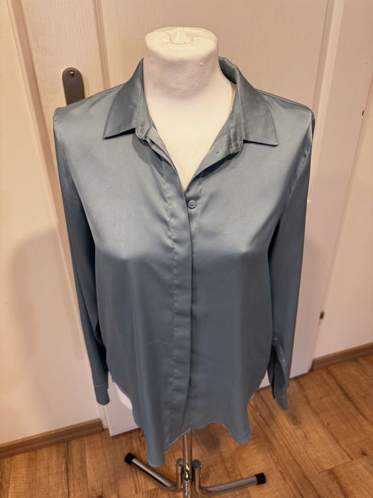 Bluzka koszulowa niebieska