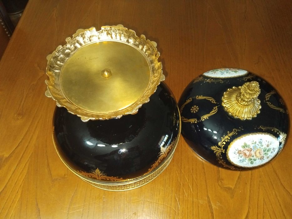 Fruteira Masoni pintada á mão