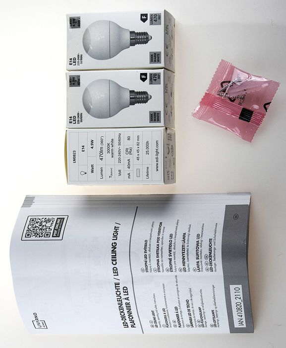 Lampa wisząca Livarno Home,3 punkty E14 LED,nikiel,nowoczesna,sufitowa