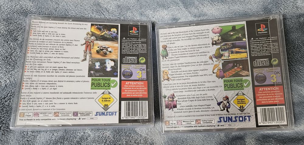 Dwie nowe gry ps1 eternal eyes i blaster master