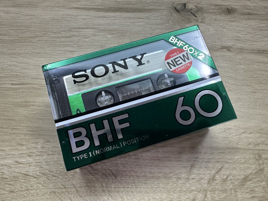 SONY BHF 60 2 pack Normal position cassette tapes