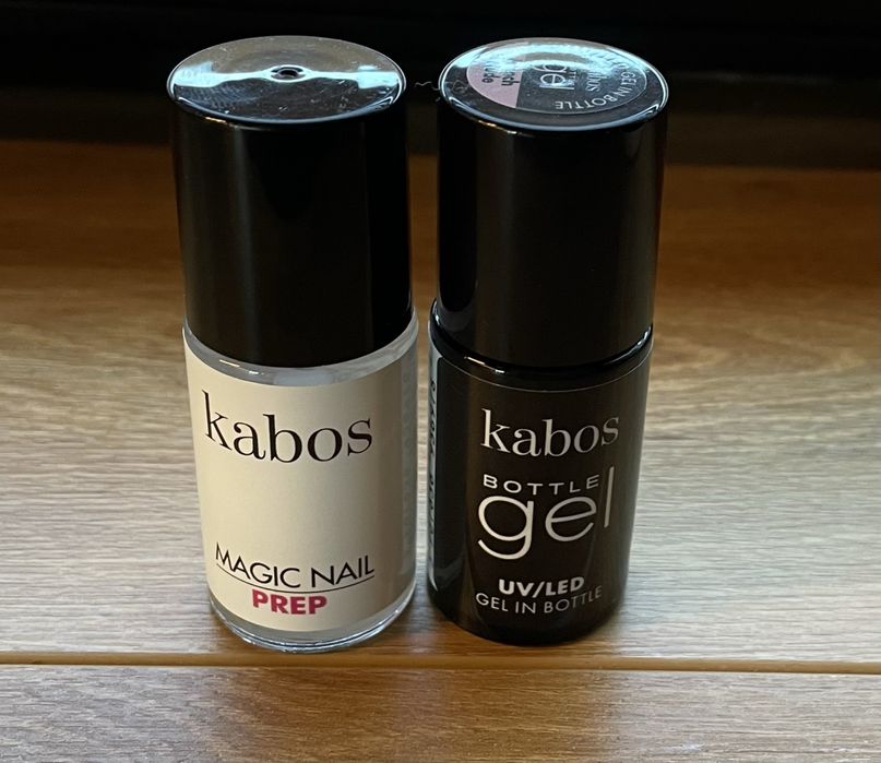 Zestaw primer i lakier żel w butelce Kabos