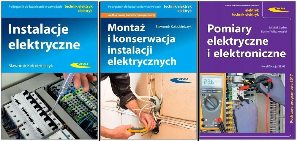Instalacje Montaż Pomiary Elektryczne Technik Elektryk pakiet nowe