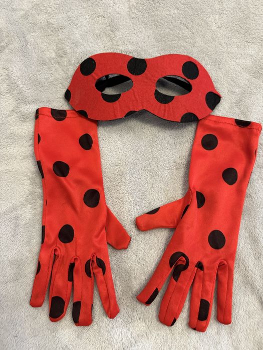 Маска та рукавички Lady Bug Леді Баг для дитини 3-6 років