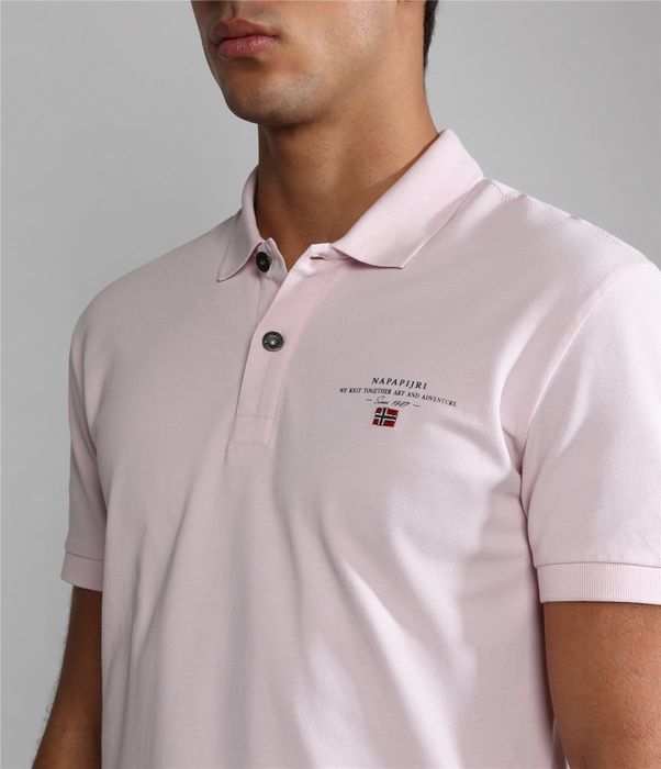 Koszulka polo jasnoróżowa Napapijri XS