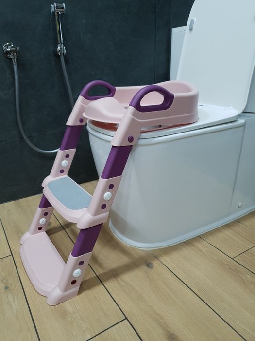 Дитяча накладка (драбинка) на унітаз, сидіння, сходинки на туалет