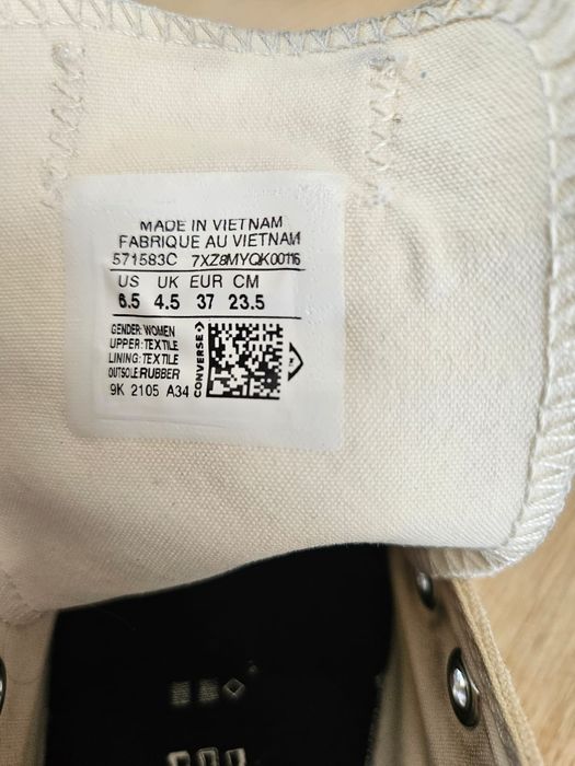 Używane buty converse