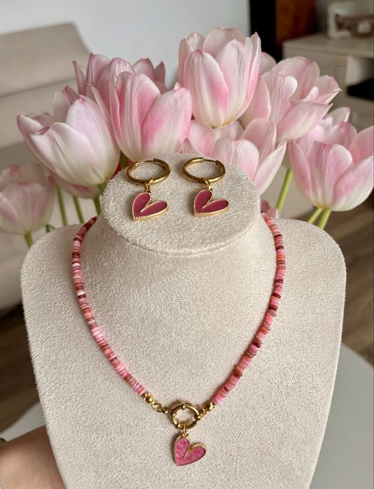 Zestaw biżuterii recznie robiony