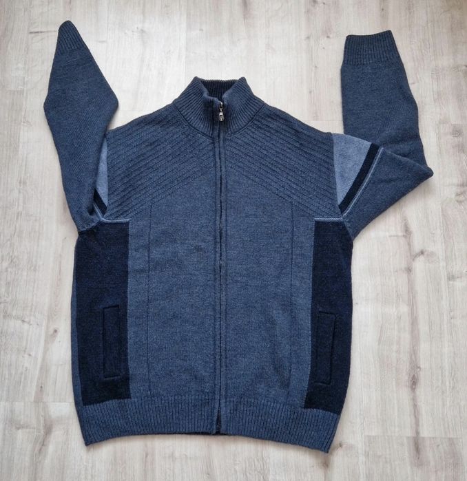 Rozpinany sweter męski XL