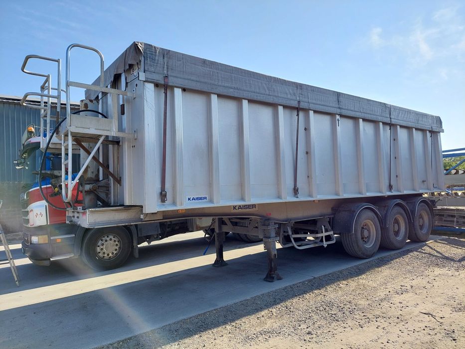 Naczepa wywrotka 40m aluminiowa Kaiser Robuste resor