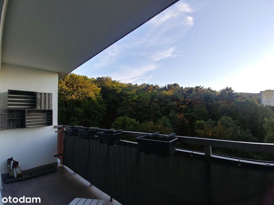 3 pokoje | 54 m² | Gdynia Cisowa | Balkon z widokiem na las - wynajem