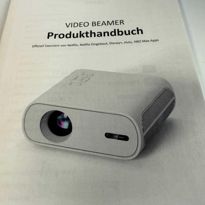 Проектор Cheerlux C10 LED 2600 lumen динаміками YouTube Megogo Netflix