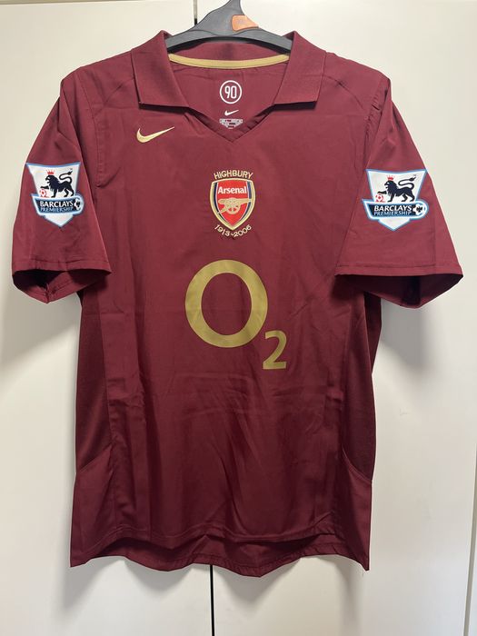 Koszulka Thierry Henry 14 – Arsenal – Barclays Premier League Retro O2