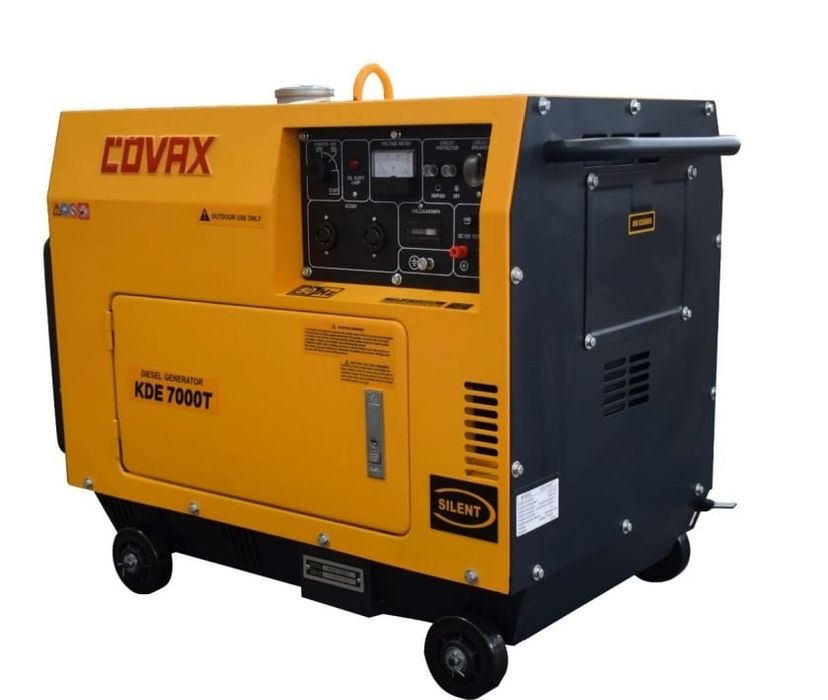 (РАСПРОДАЖА)Генератор  COVAX KDE 7000T 5.0 кВт дизель