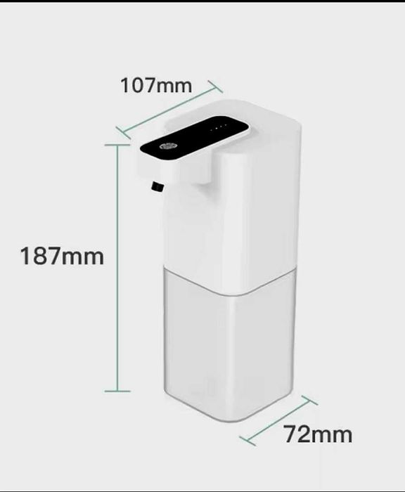 Автоматический дозатор пенного мыла с аккумулятором