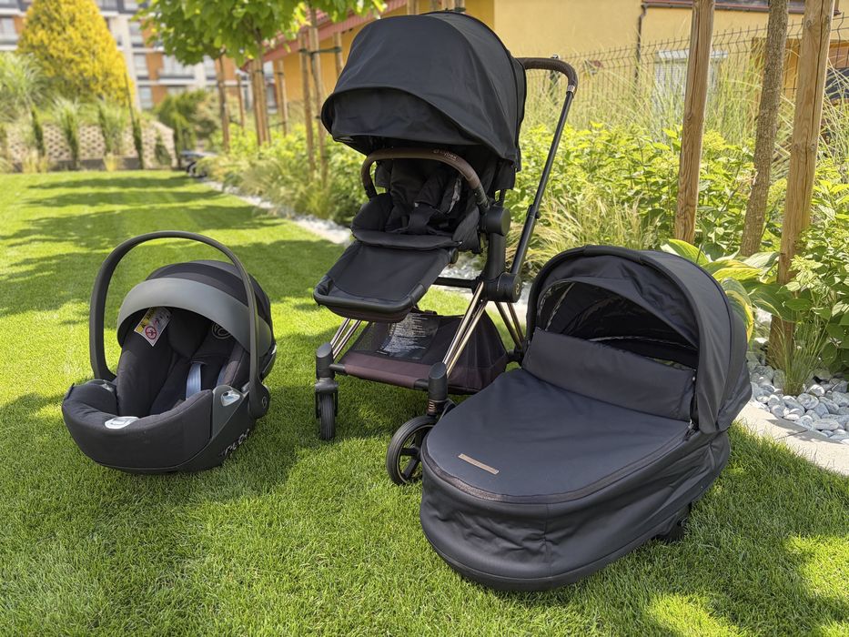 Zestaw Cybex PRIAM 2.0 black/rose gold