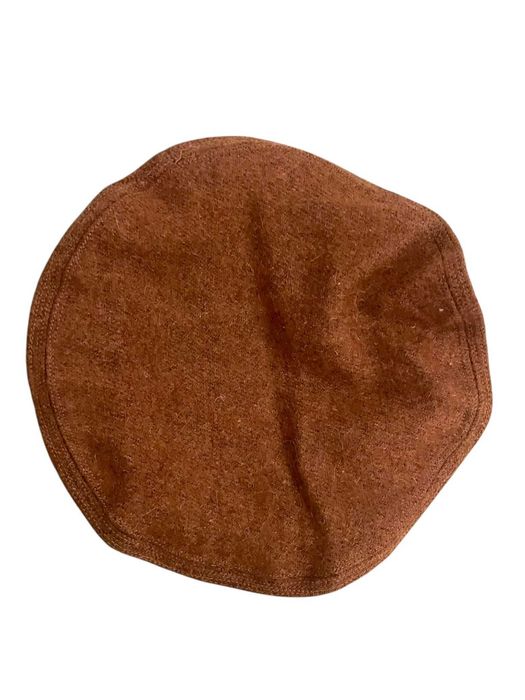 Boné de inverno Chapéu Pakol 100% feito à mão (Castanho Avermelhado)