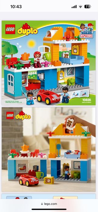 Лего Дупло Сімейний будиночок Lego Duplo