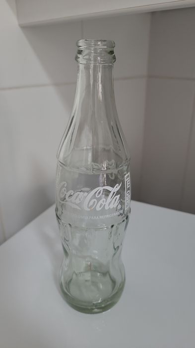 Garrafas antigas de Coca-Cola pirogravadas, 350ml