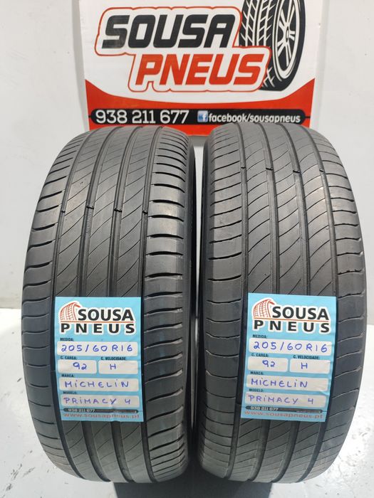 2 pneus como novos 205-60R16 Michelin - Oferta dos Portes