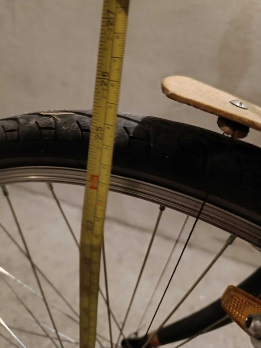 Bicicleta vermelha estilo Pasteleira quadro M