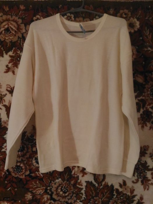 Термобілизна чоловіча Вовна 100% кальсони і джемпер низ верх комплект