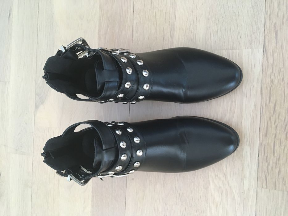 Botki workery czarne rozmiar 38