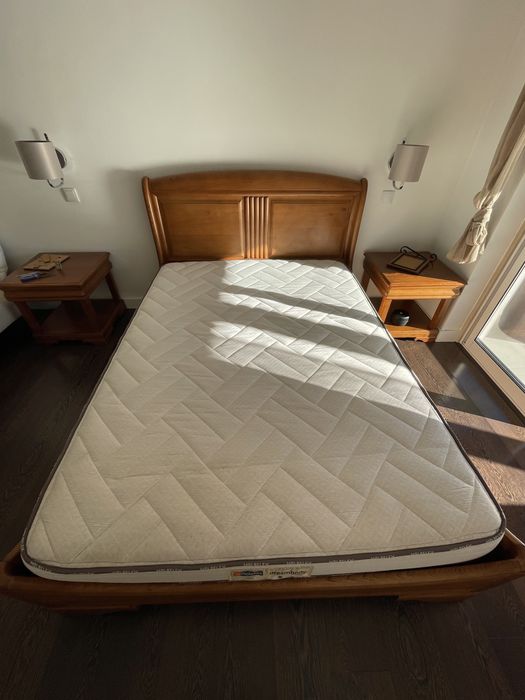 Solid Wood Bed
