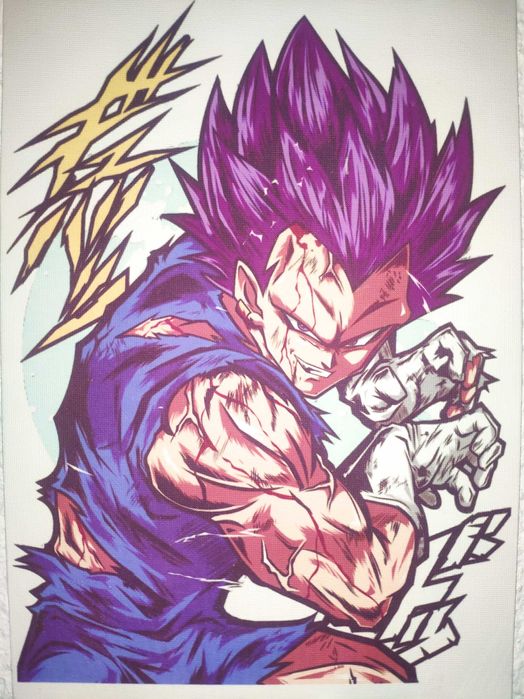 Tela de Vegeta de Dragon Ball