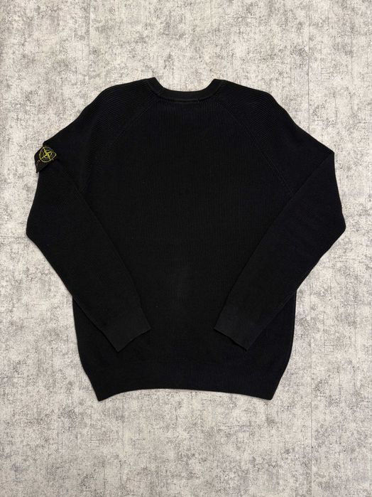 Світшот, светр, кофта Stone Island Navy Blue Crewneck Knit