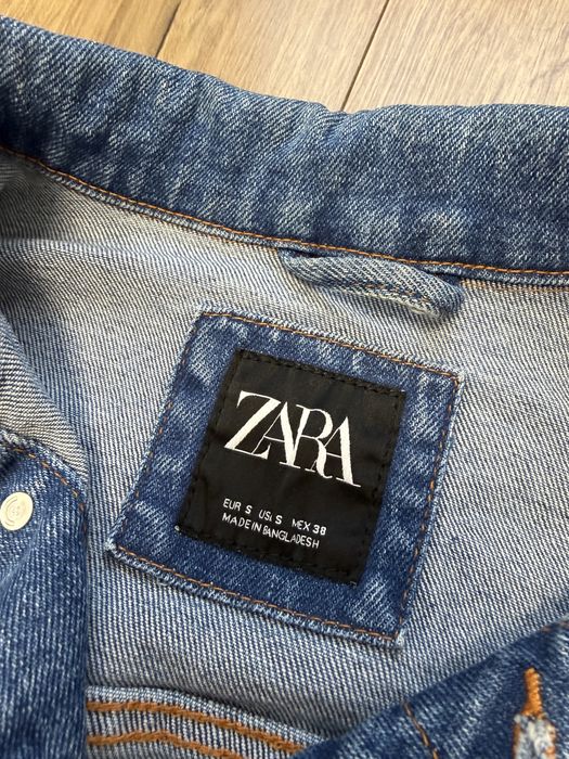 Джинсова куртка чоловіча Zara розмір S