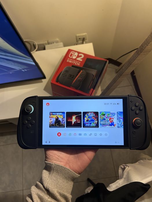 Nintendo Switch 2 – COMO NOVA | Com caixa e acessórios