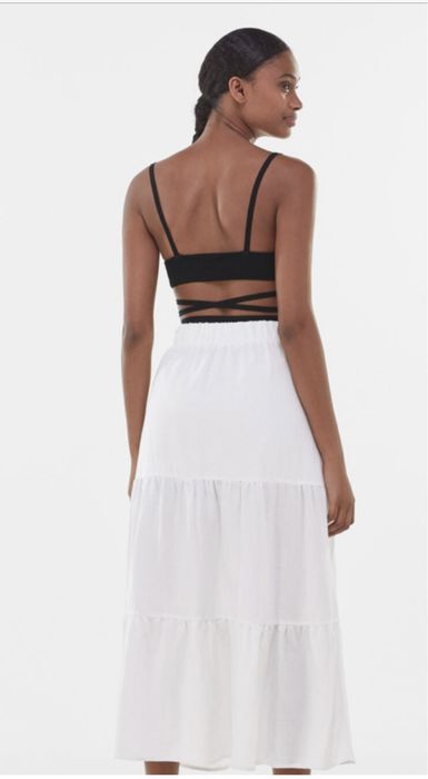 Юбка белая Bershka, Новая, S