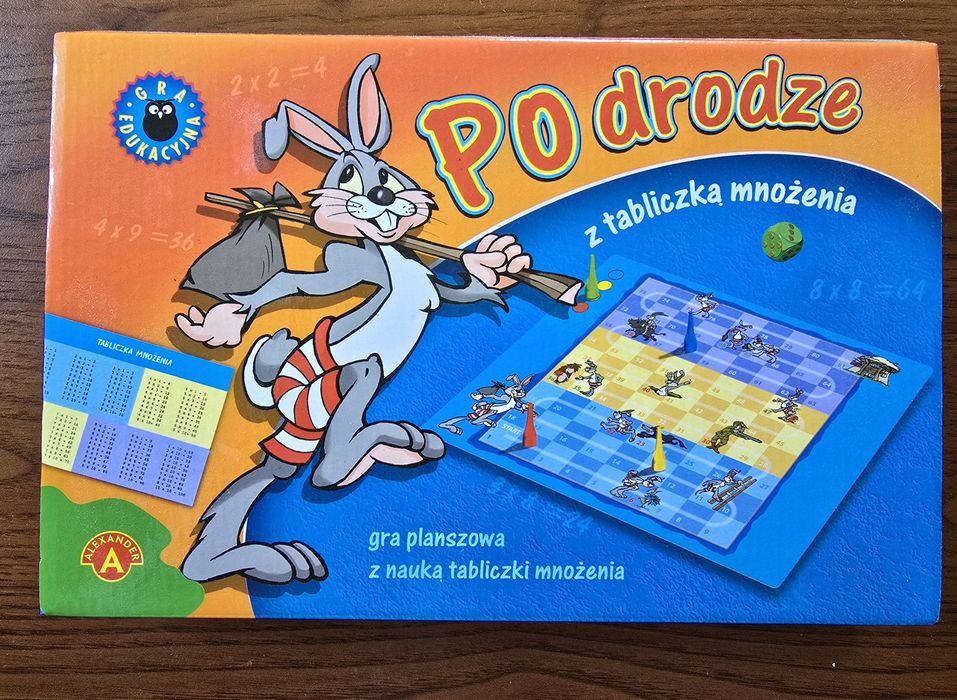Gra planszowa Alexander "Po drodze z tabliczką mnożenia"