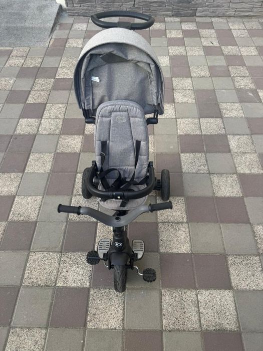 Дитячий велосипед з батьківською ручкою kinderkraft easy twist