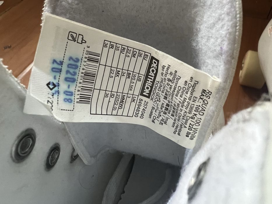 Patins como novos 36-38