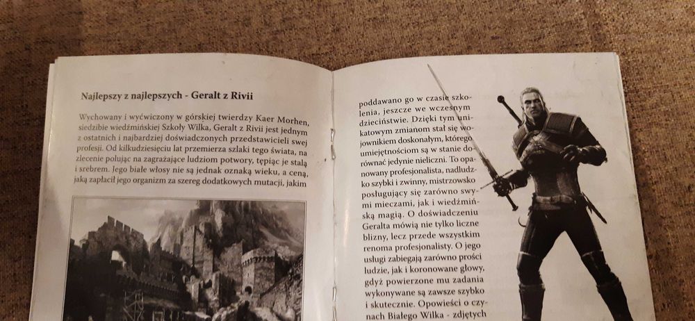 kompendium wiedxmin dziki gon książeczka z gry