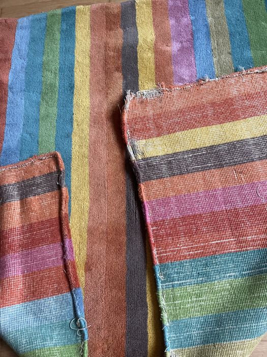 Tapete grande de lã do Gato Preto