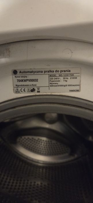 Pralka LG WD-12391TDK