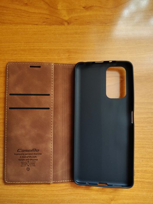 Sprzedam skórzany nowy pokrowiec na telefon xiaomi redmi note 10 pro