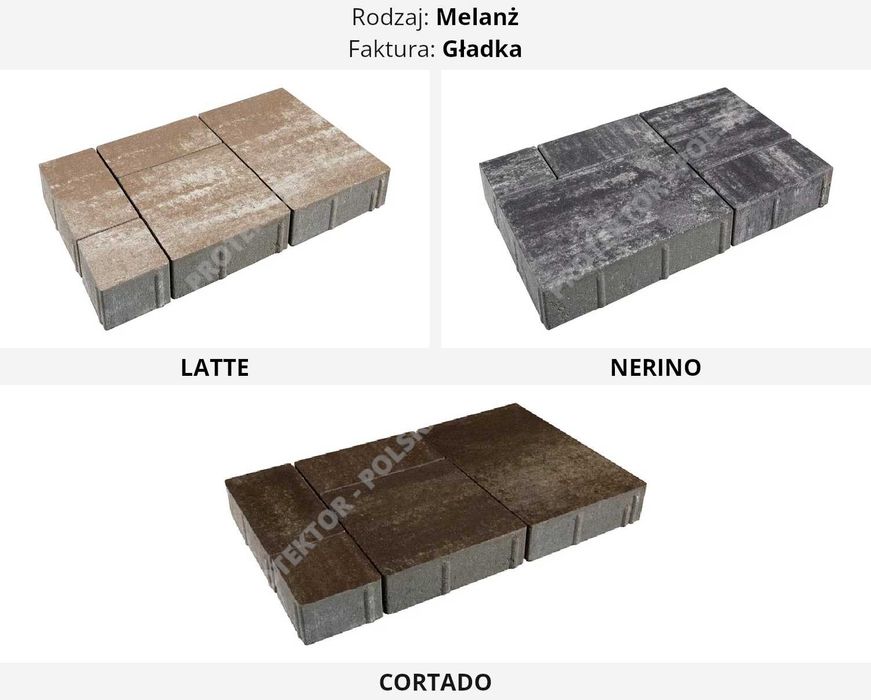 kostka brukowa COMMIX POLBRUK nawierzchnia podjazd taras plac chodnik