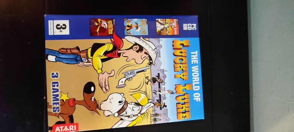 3 CDs com jogos para PC Lucky Luke