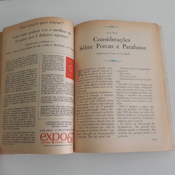Revista Selecções do Readers Digest Novembro 1966