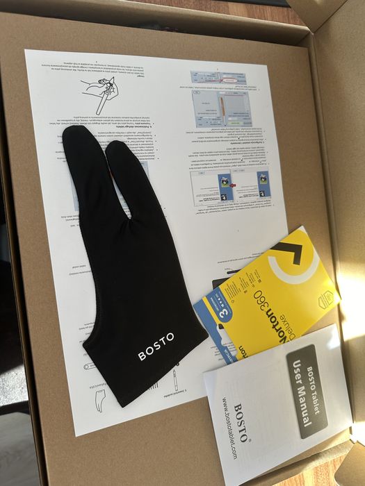 tablet graficzny BOSTO 1060 PLUS + Norton 360 Deluxe