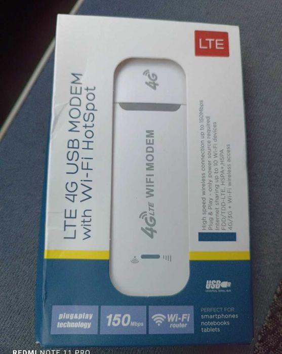Модем 4G LTE з wi-fi Роутер для приема и раздачи интернета вай фай: 375 ...