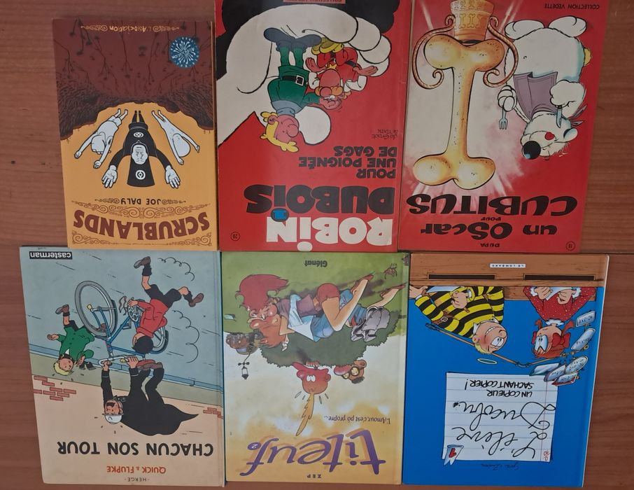 Banda desenhada em Francês e Inglês