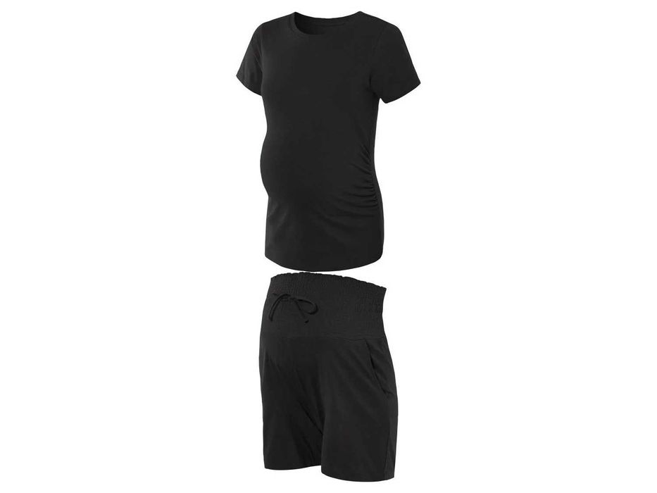 Krótka piżama ciążowa bawełniana S