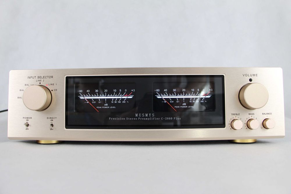 Przedwzmacniacz Reference Golden Voice Musmys C-2860 Plus kopia Accuphase