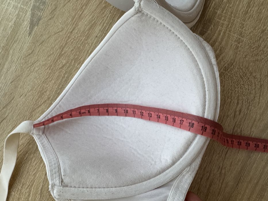 Білий гладкий ліфчик, бюстгальтер George 36 DD